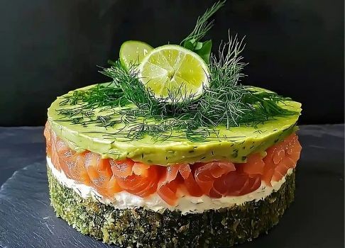 gateau saumon